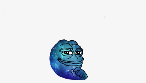 “this Is The Rare Galaxy Pepe It Only Happens Once - Cartoon, HD Png Download, Transparent PNG