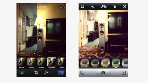 Instagram Filters Interface, HD Png Download, Transparent PNG