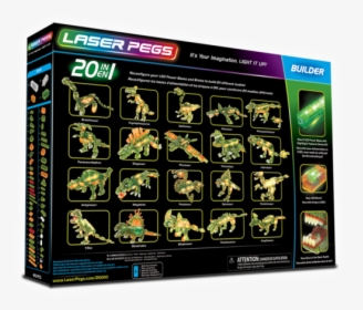 Laser Pegs 20 In 1 T Rex, HD Png Download, Transparent PNG