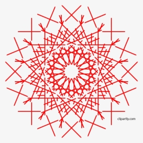 Mandala Amazing Snow Clipart Png - Islamic Pattern Vector, Transparent Png, Transparent PNG
