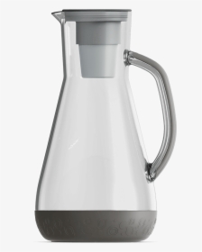 64 Oz Water Pitcher Grey With Filter   Class - Pitcher With Little Water, HD Png Download, Transparent PNG