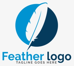 Feather Elegant Logo Design - Graphic Design, HD Png Download, Transparent PNG