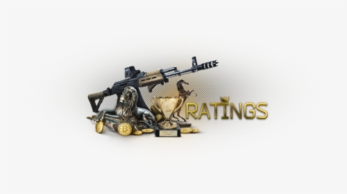 Rating Banner - Machine Gun, HD Png Download, Transparent PNG