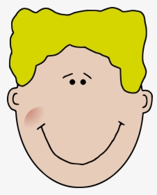 Boy Face Happy Child Young Kid - Happy Child Face Clipart, HD Png Download, Transparent PNG