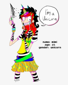 I M A Unicorn By Neo-rippiru - Cartoon, HD Png Download, Transparent PNG