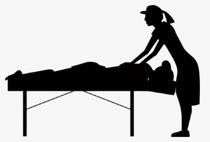 Massage Therapy, Relax, Silhouette, Physiotherapy - Massage Silhouette, HD Png Download, Transparent PNG