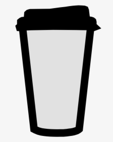 Happy Clipart Coffee - Coffee To Go Cup Silhouette, HD Png Download, Transparent PNG