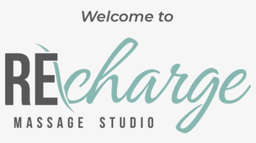 Recharge Massage Studio Logo - Calligraphy, HD Png Download, Transparent PNG