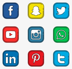 Essential Set - Logo Social Media Png, Transparent Png, Transparent PNG