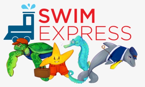 Swim Together Swim Express Train - Never Give Up Swimming, HD Png Download, Transparent PNG
