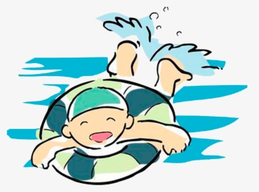Clip Art Cartoon Swimming Pictures - Swimming Cartoon Image Transparent, HD Png Download, Transparent PNG