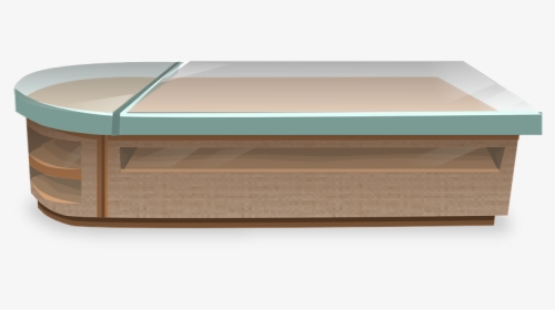 Counter, Surface, Furniture, Glass, Shelving, Wood - Table, HD Png Download, Transparent PNG