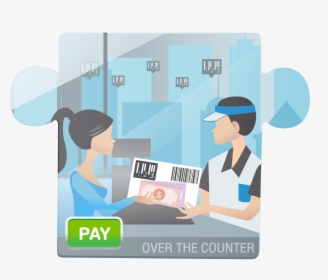 Transparent Money Counter Png - Bill Payment Counter, Png Download, Transparent PNG