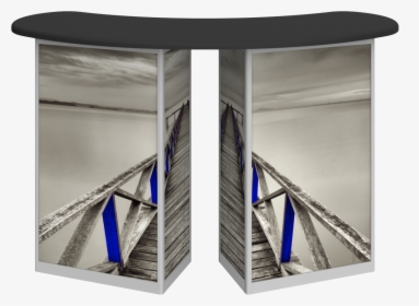Linear Double Reception Counter , Png Download - Grey, Transparent Png, Transparent PNG