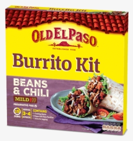 Burrito Kit Beans Chilli New - Kit Old El Paso, HD Png Download, Transparent PNG