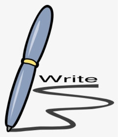 Write Clip Art At Clker - Pen And Pencil Clip Art, HD Png Download, Transparent PNG