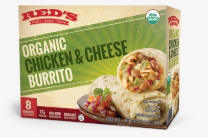 Red S All Natural Organic Chicken Burrito - Organic Chicken Burrito Costco, HD Png Download, Transparent PNG