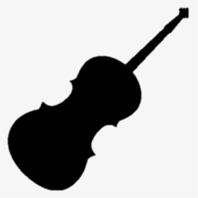 Silhouette Of A Violin, HD Png Download, Transparent PNG