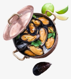 Seafood Top Oysters - Mussels Bowl Transparent Png, Png Download, Transparent PNG