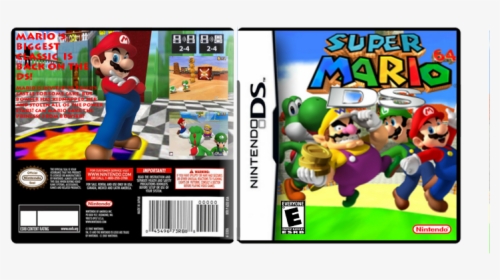 Super Mario 64 Ds Box Cover - Super Mario 64 Png, Transparent Png, Transparent PNG