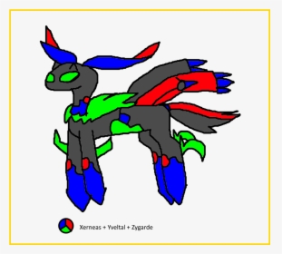 Xerneas Yveltal Zygarde Fusion, HD Png Download, Transparent PNG