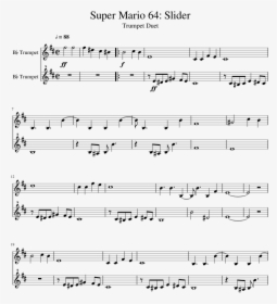 Mario 64 Trumpet Sheet Music, HD Png Download, Transparent PNG