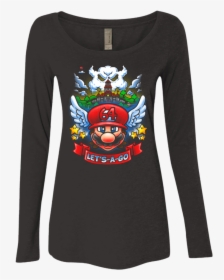 Mario Logo - Mario T Shirt Roblox, HD Png Download - 2324x1600