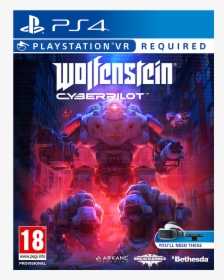 Wolfenstein Ii Cyberpilot Vr Ps4, HD Png Download, Transparent PNG