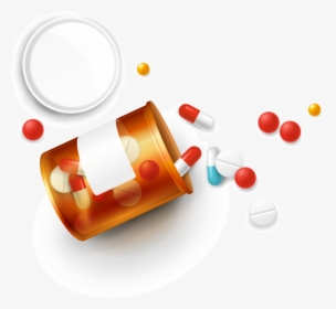 Transparent Spilled Pill Bottle Png - Pharmaceutical Drug, Png Download, Transparent PNG