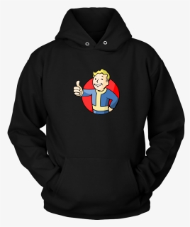 Fallout Vault Boy Thumbs Up Hoodie - Transparent Thrasher Hoodie Png, Png Download, Transparent PNG