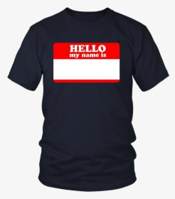 Hello My Name Is Sticker Shirt Write On Me Blank Color - Hello My Name, HD Png Download, Transparent PNG
