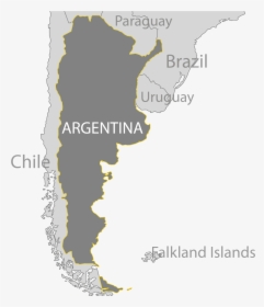 Argentina Mapa Vector, HD Png Download, Transparent PNG