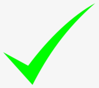 Bright Green Check Mark, HD Png Download, Transparent PNG