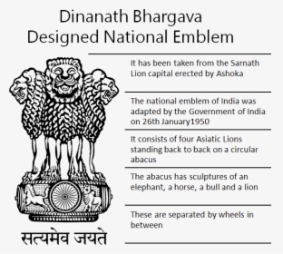 Image Of National Emblem - President Of India Logo, HD Png Download, Transparent PNG