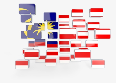 Square Mosaic Background - Grunge Flag Malaysia Png, Transparent Png, Transparent PNG