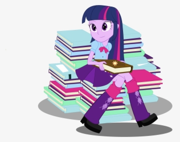 Twilight Sparkle Pinkie Pie My Little Pony - My Little Pony Equestria Girls Twilight Sparkle Book, HD Png Download, Transparent PNG