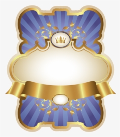 Gold And Blue Labels, HD Png Download, Transparent PNG