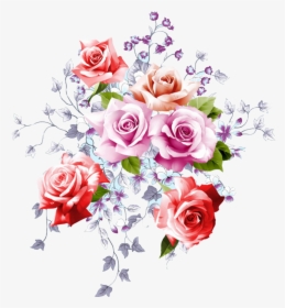 #boquet #bouquet #watercolor #watercolour #flowers - Good Morning Image Hd, HD Png Download, Transparent PNG