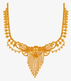 Chandra Jewellers 22kt Yellow Gold Necklace For Women - Golden Necklace With Price, HD Png Download, Transparent PNG