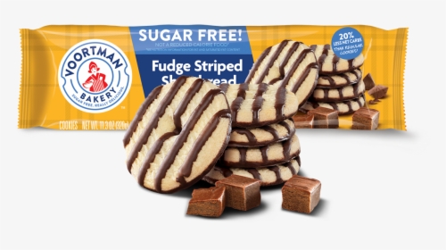 Sugar Free Fudge Striped Shortbread - Voortman Sugar Free Fudge Striped Shortbread, HD Png Download, Transparent PNG
