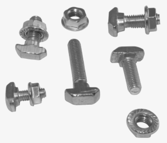 Screw For Aluminium Profile , Png Download - T Bolt And Nut, Transparent Png, Transparent PNG