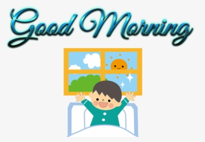Good Morning Stickers For Kids - Good Morning Stickers Whatsapp, HD Png Download, Transparent PNG