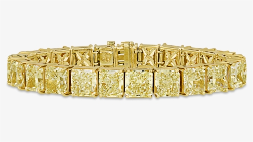 Fancy Light Yellow Diamond Bracelet, - Bling-bling, HD Png Download, Transparent PNG
