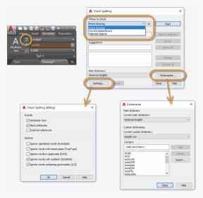 Editing Text In Autocad - Spell De Autocad, HD Png Download, Transparent PNG