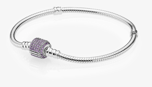 Charms Clip Bracelet Swarovski - Pandora Signature Clasp Bracelet Royal Blue Crystal, HD Png Download, Transparent PNG