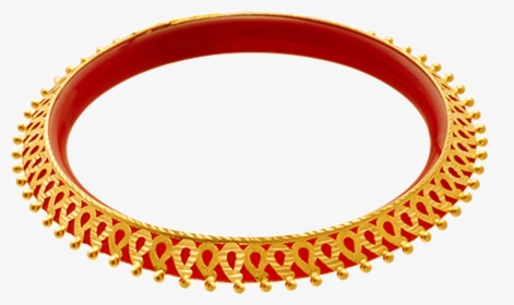 22kt Yellow Gold Bangle For Women - Circle, HD Png Download, Transparent PNG