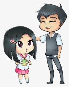 Practice Spanish In Couple - Cartoon Girlfriend And Boyfriend, HD Png Download, Transparent PNG