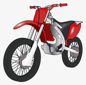 Transparent Engine Cartoon - Cartoon Motorbike, HD Png Download, Transparent PNG
