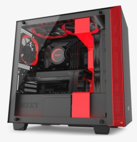 2 - Nzxt H400i Black Red, HD Png Download, Transparent PNG