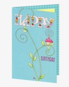 Fantastically Floral Birthday Card - Greeting Card, HD Png Download, Transparent PNG